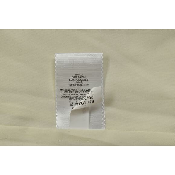 NEW EXPRESS Women's Cream Floral Mini Dress Sleeveless W/ Slit Size 10 - Picture 2 of 8